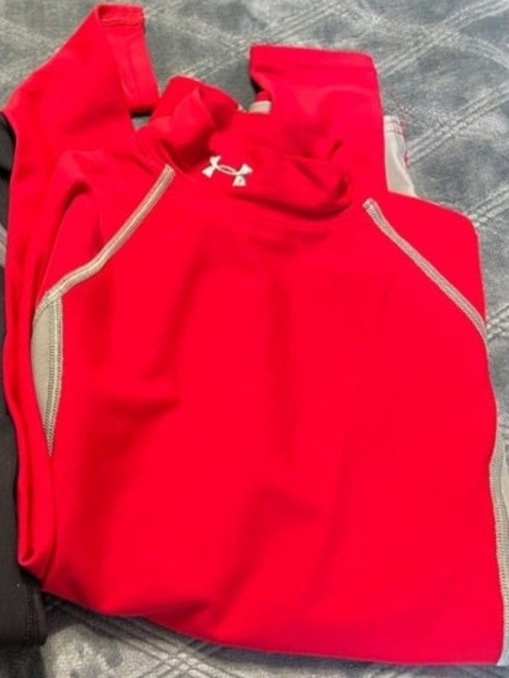 Under Armour Bright Red Long Sleeve Athletic Top